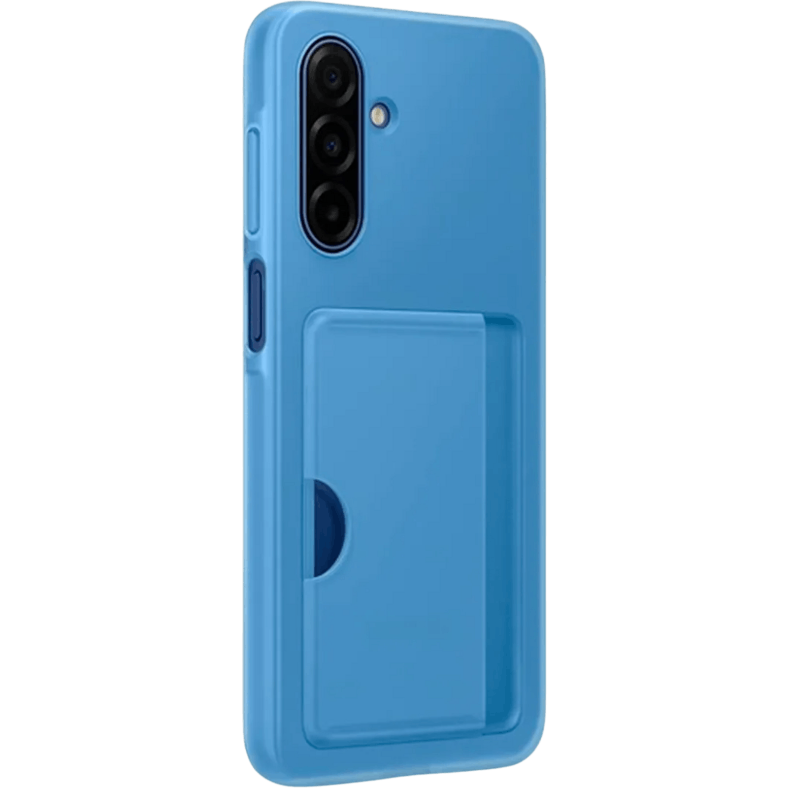 Samsung Galaxy A17 Card Slot Case Blauw - Voorkant