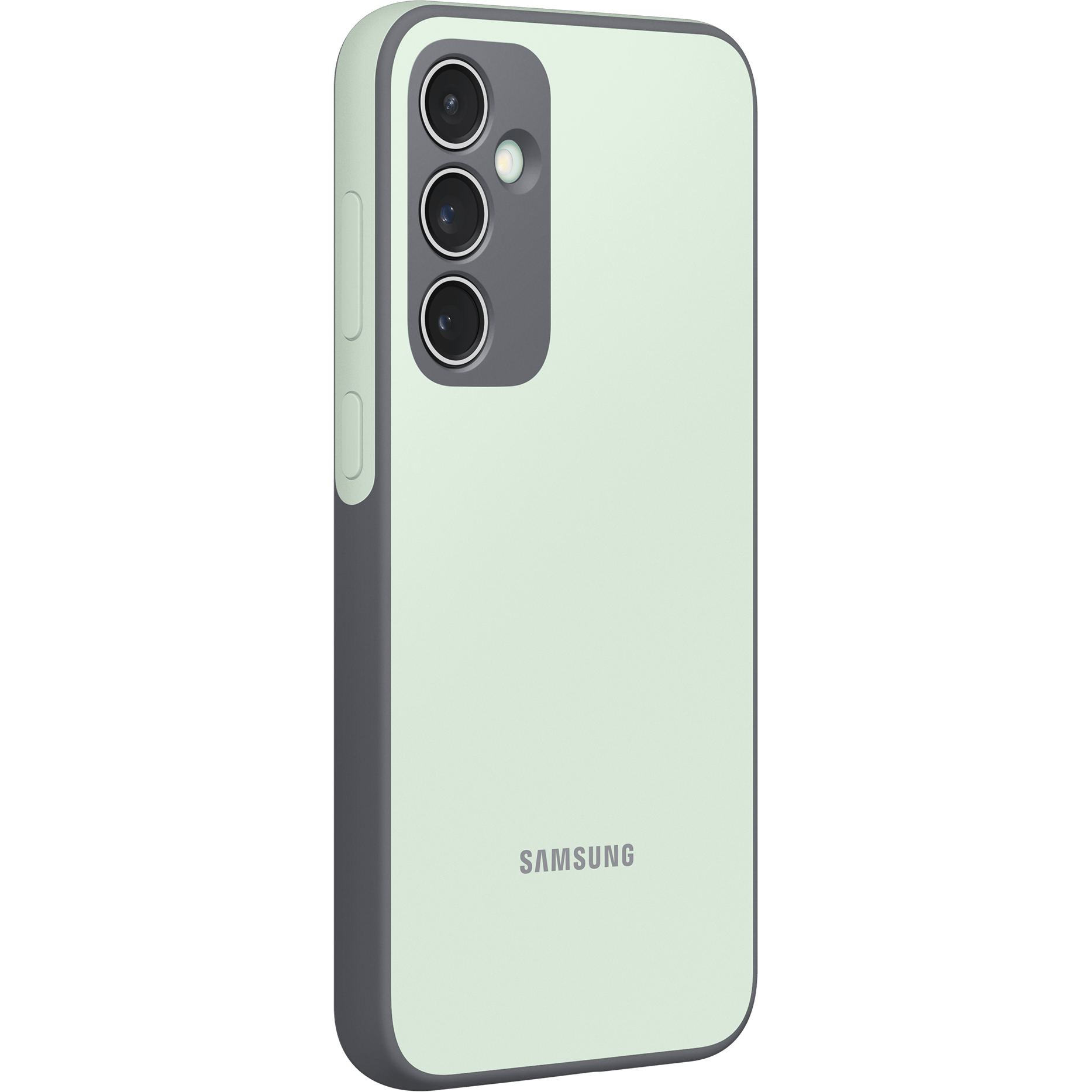 Samsung Galaxy S23 FE Siliconen Hoesje Mint - Aanzicht vanaf links