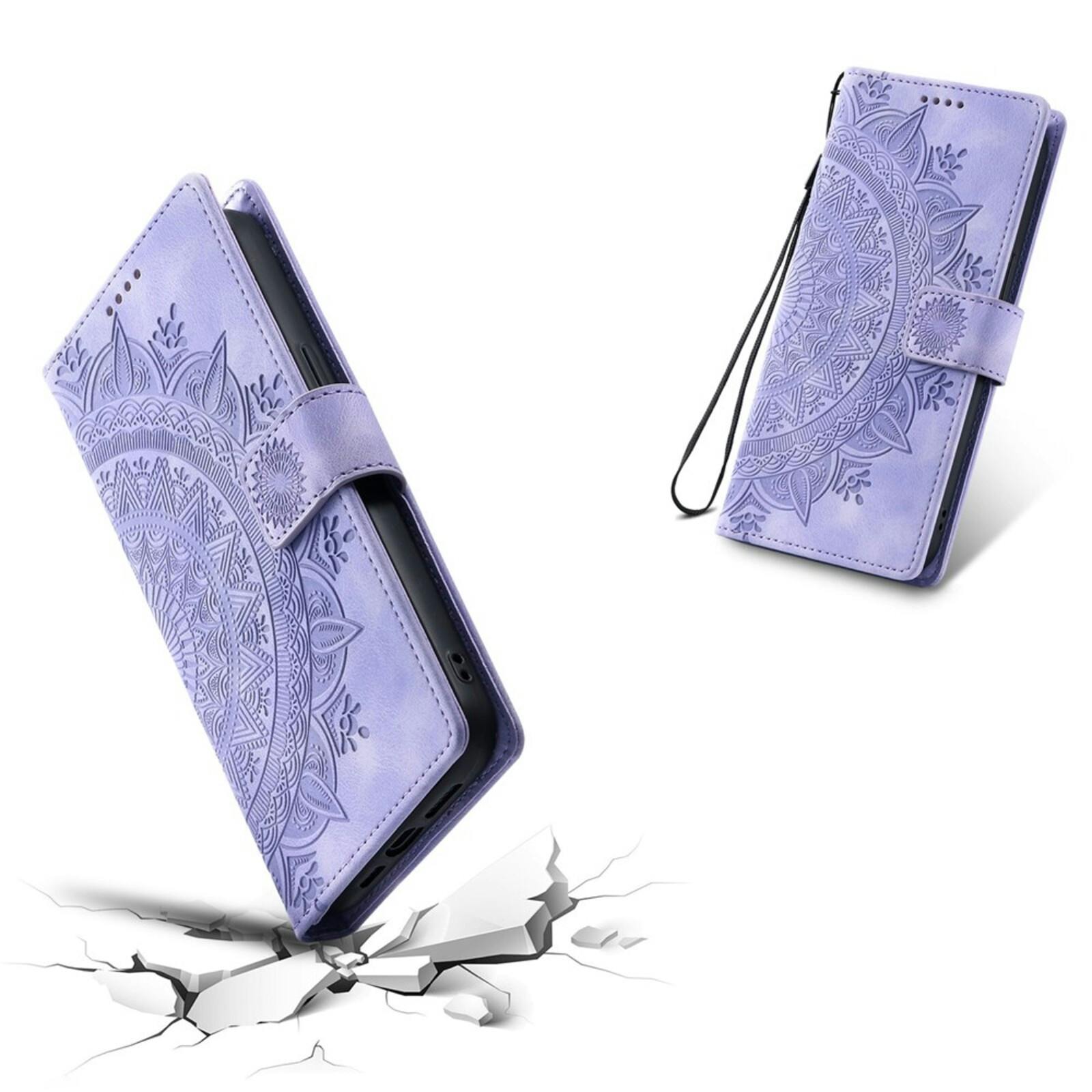 Comfycase Samsung Galaxy S26 Ultra Mandala Bookcase Paars