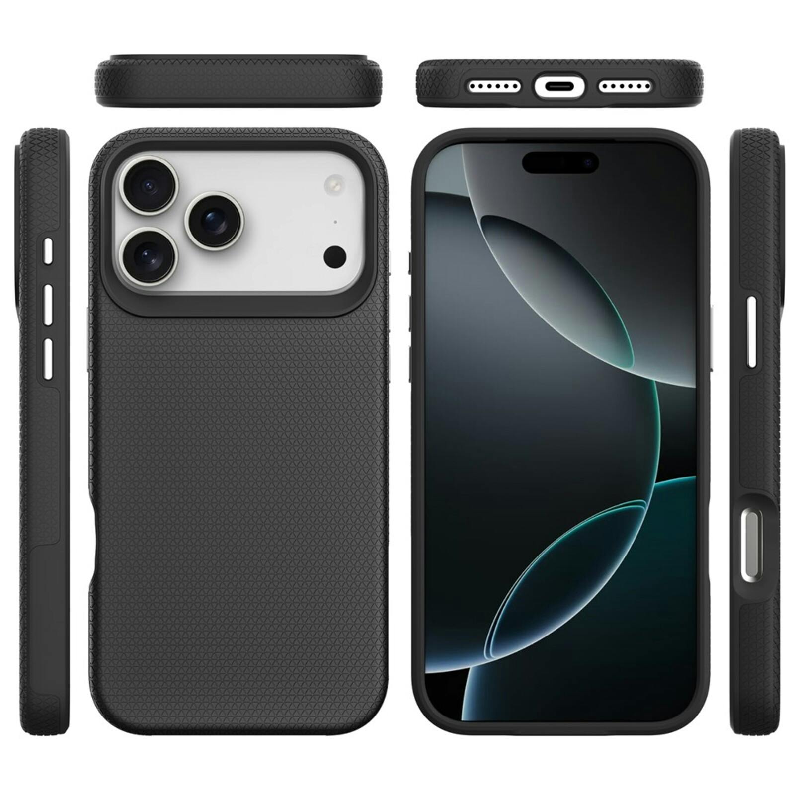 Mocaa Apple iPhone 17 Pro Rugged MagSafe Hoesje Zwart