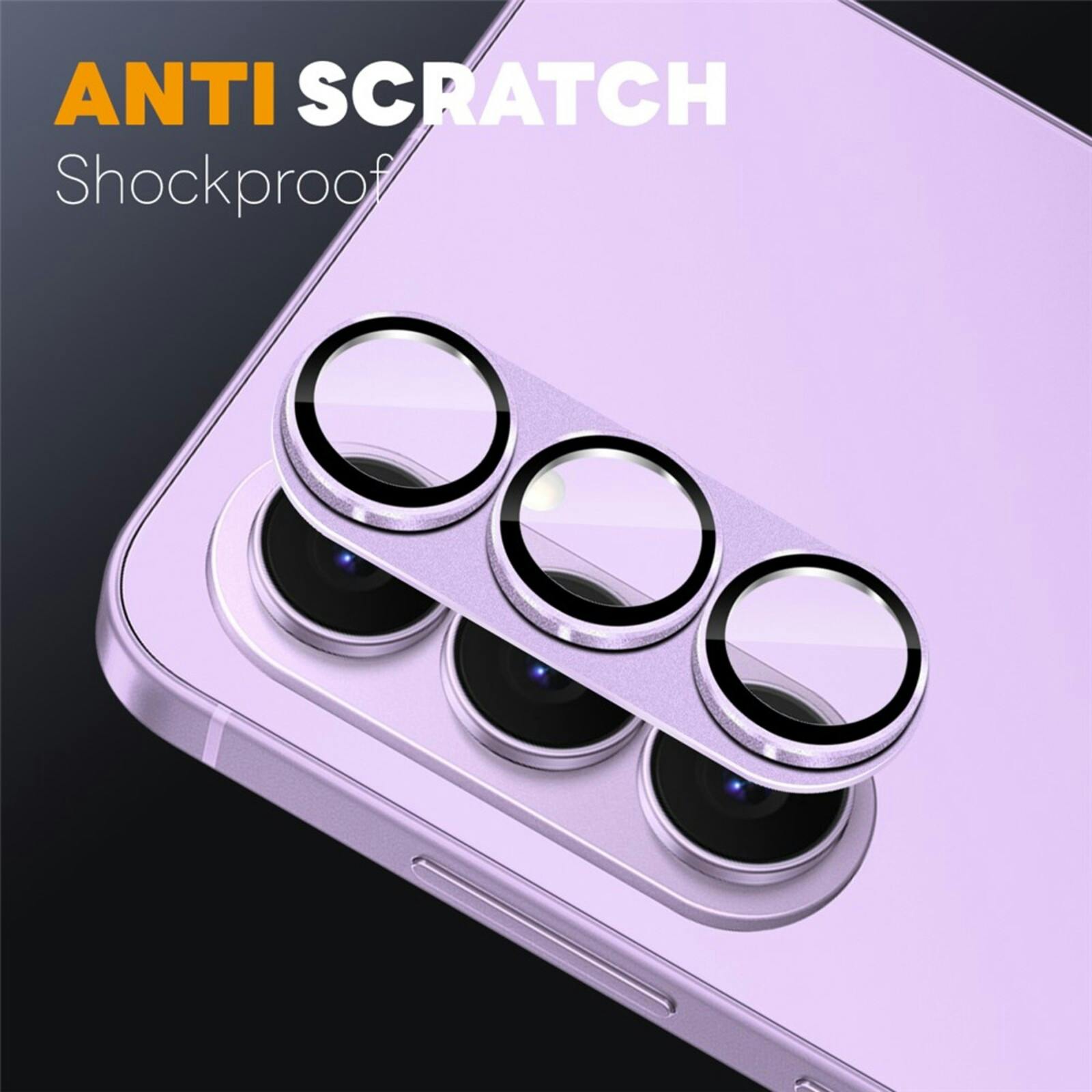 Northjo Samsung Galaxy S26 Full Cover Camera Protector Paars