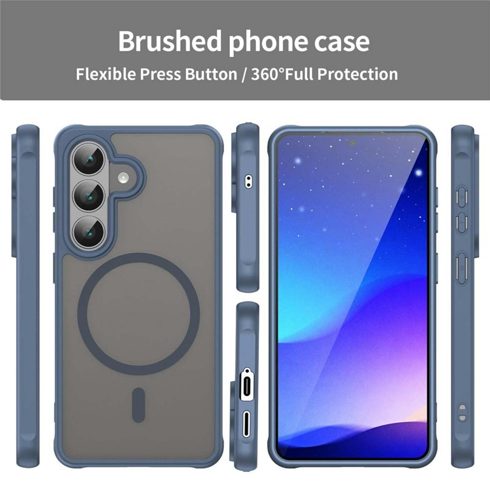 CaseBody Samsung Galaxy S26 Magnetic Case Blauw