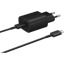 Samsung USB-C Snellader 25W + Kabel Black - Voorkant