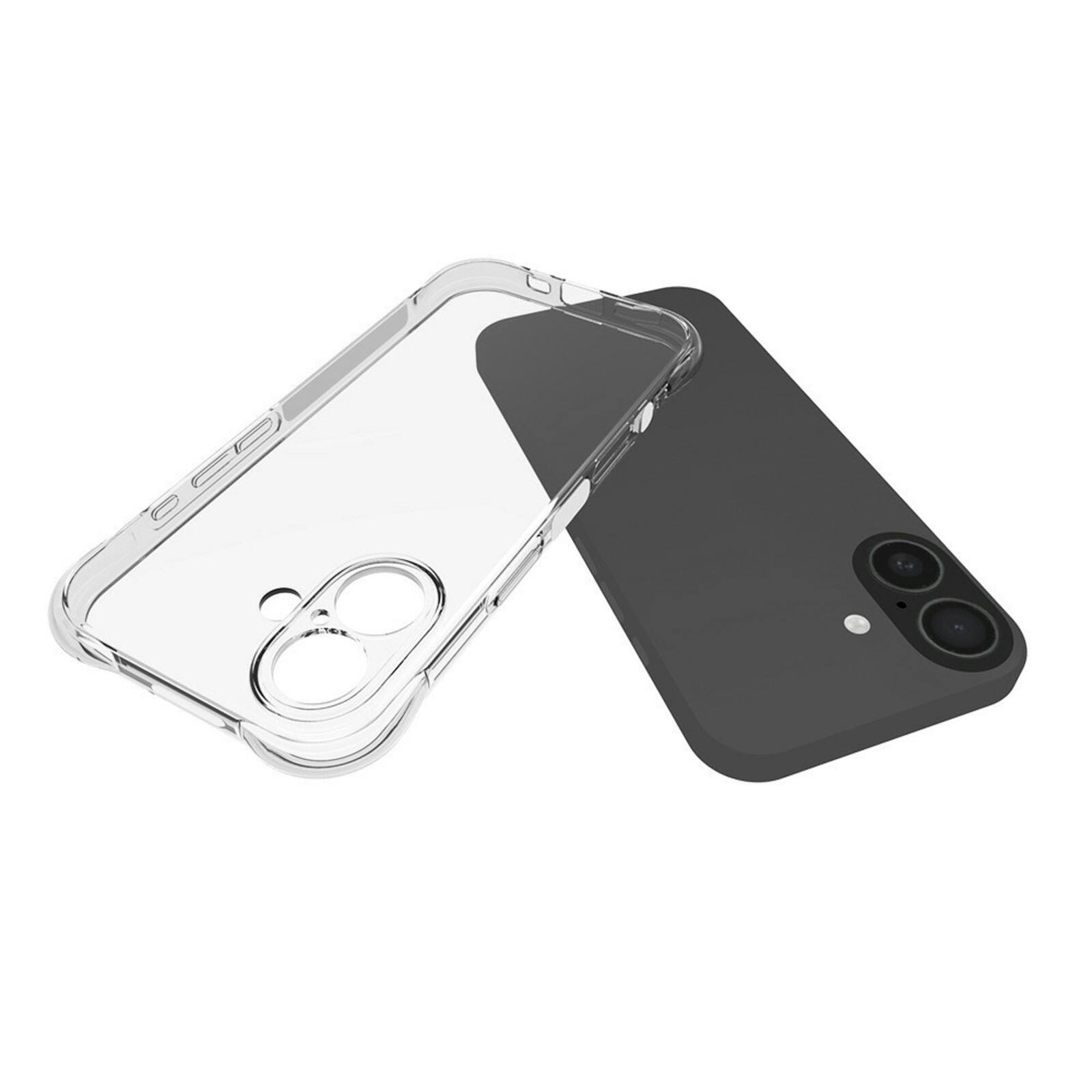 CaseBody Apple iPhone 17 Shockproof Hoesje Transparant