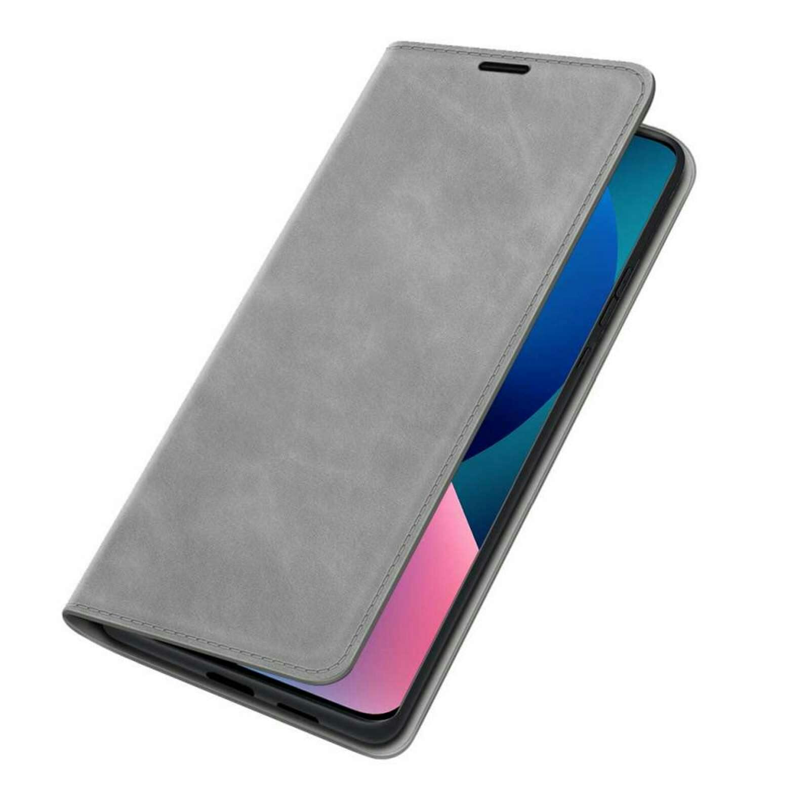 Just in Case iPhone 14 Plus Portemonnee Hoesje Grijs