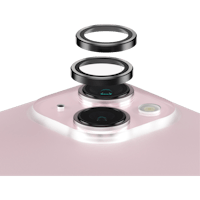 PanzerGlass iPhone 15 (Plus) Ring Camera Protector Standaard - Voorkant