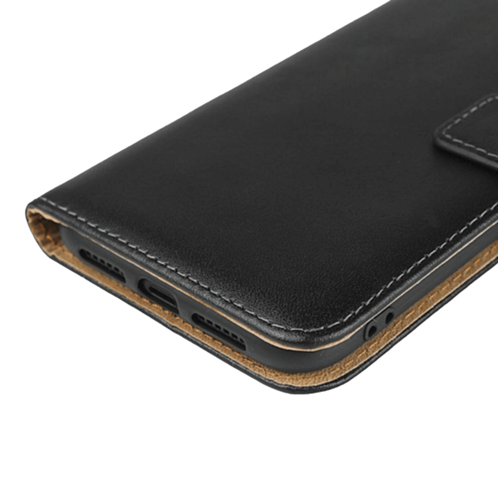 CaseBody iPhone 11 Pro Echt Lederen Bookcase Zwart