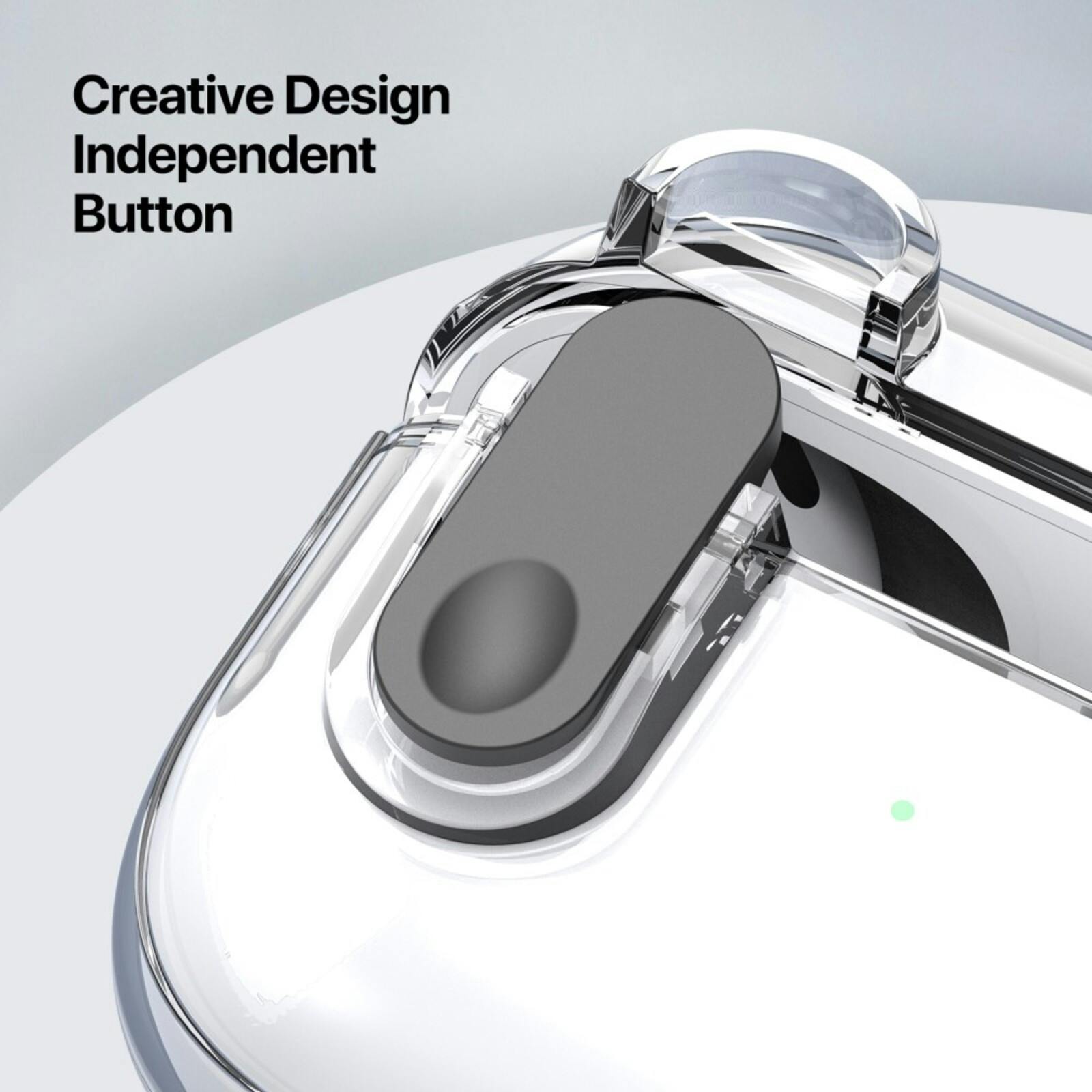 DUX DUCIS AirPods Pro 2 PECL Series Hoesje met Haak Zwart