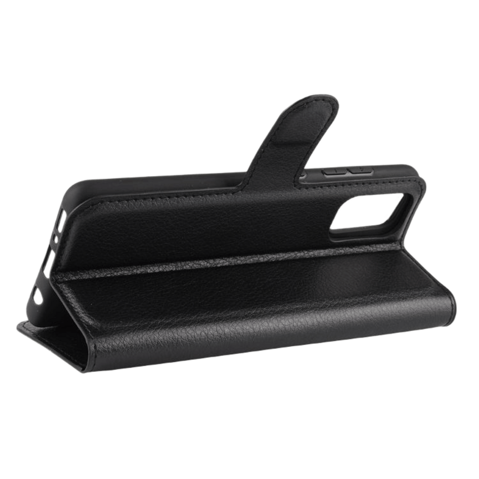 Mocaa Samsung Galaxy A41 Portemonnee Hoesje Pasjes Zwart