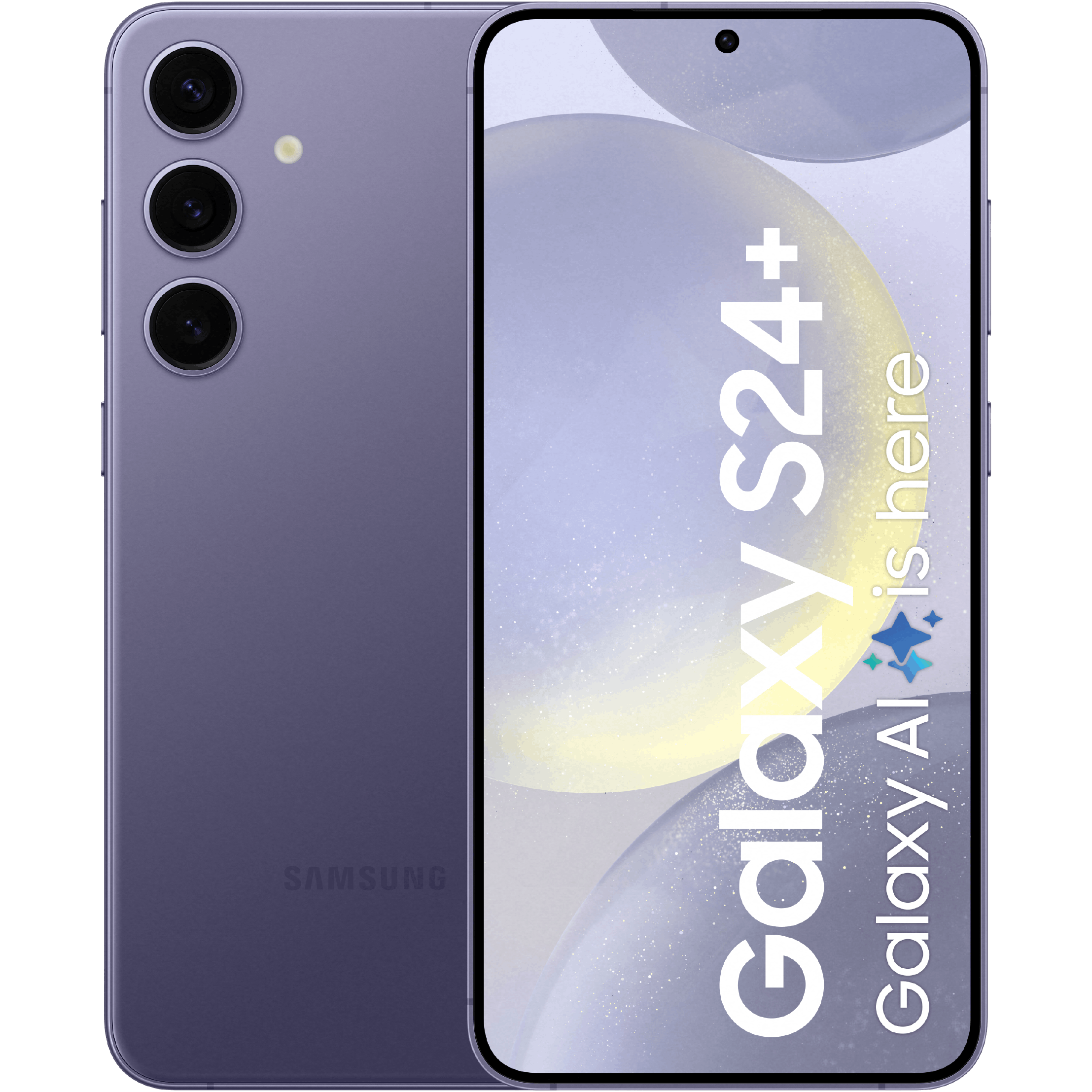 Samsung Galaxy S24 Plus Cobalt Violet - Voorkant & achterkant