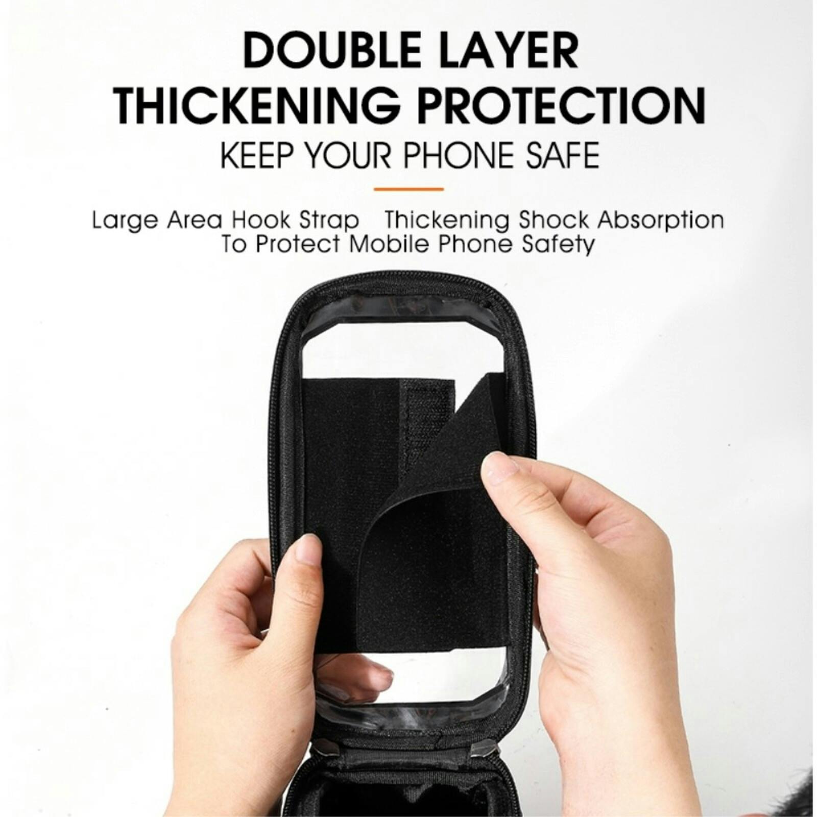 West Biking MTB Rugged Telefoonhoesje Fiets Geelgroen