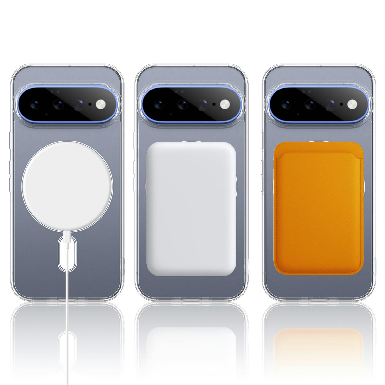 CaseBody Google Pixel 11 Pro XL Magnetische TPU Case Transparant
