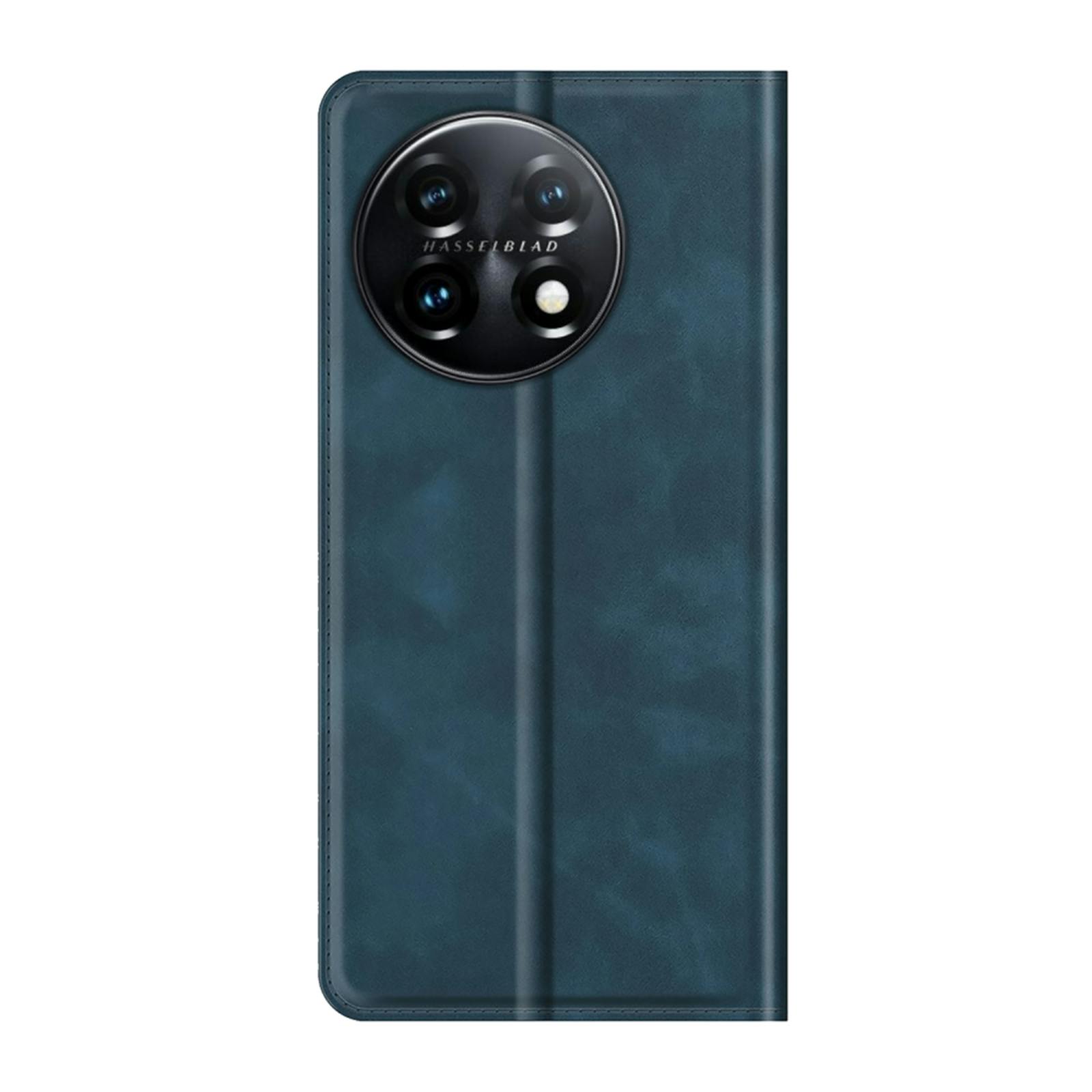 Just in Case OnePlus 11 Magnetisch Portemonnee Hoesje Blauw