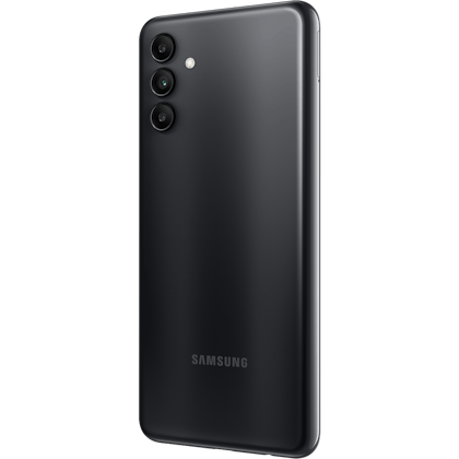 Samsung Galaxy A04s Zwart - Achterkant