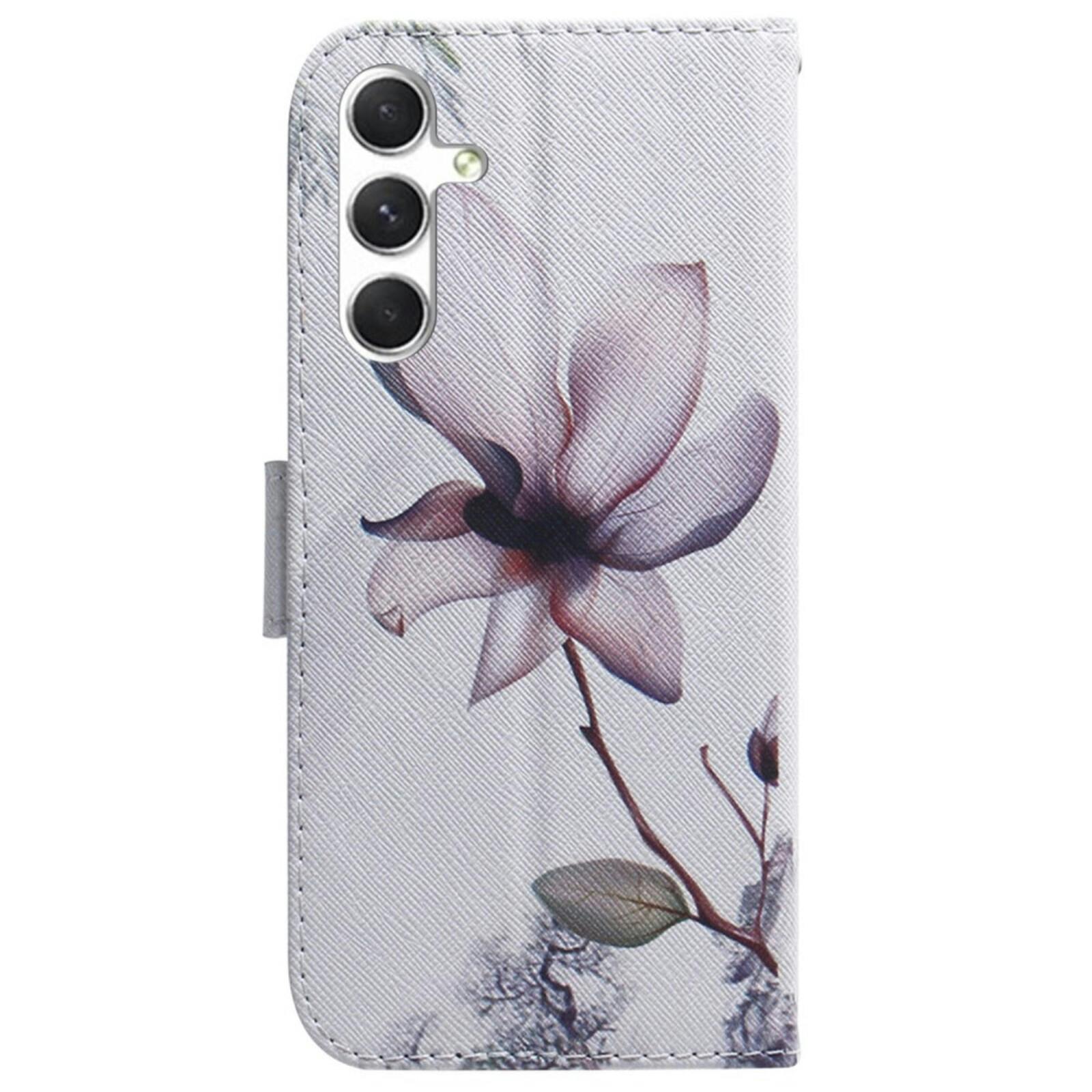 Mocaa Samsung Galaxy S25 Plus Floral Bookcase Hoesje Meerkleurig