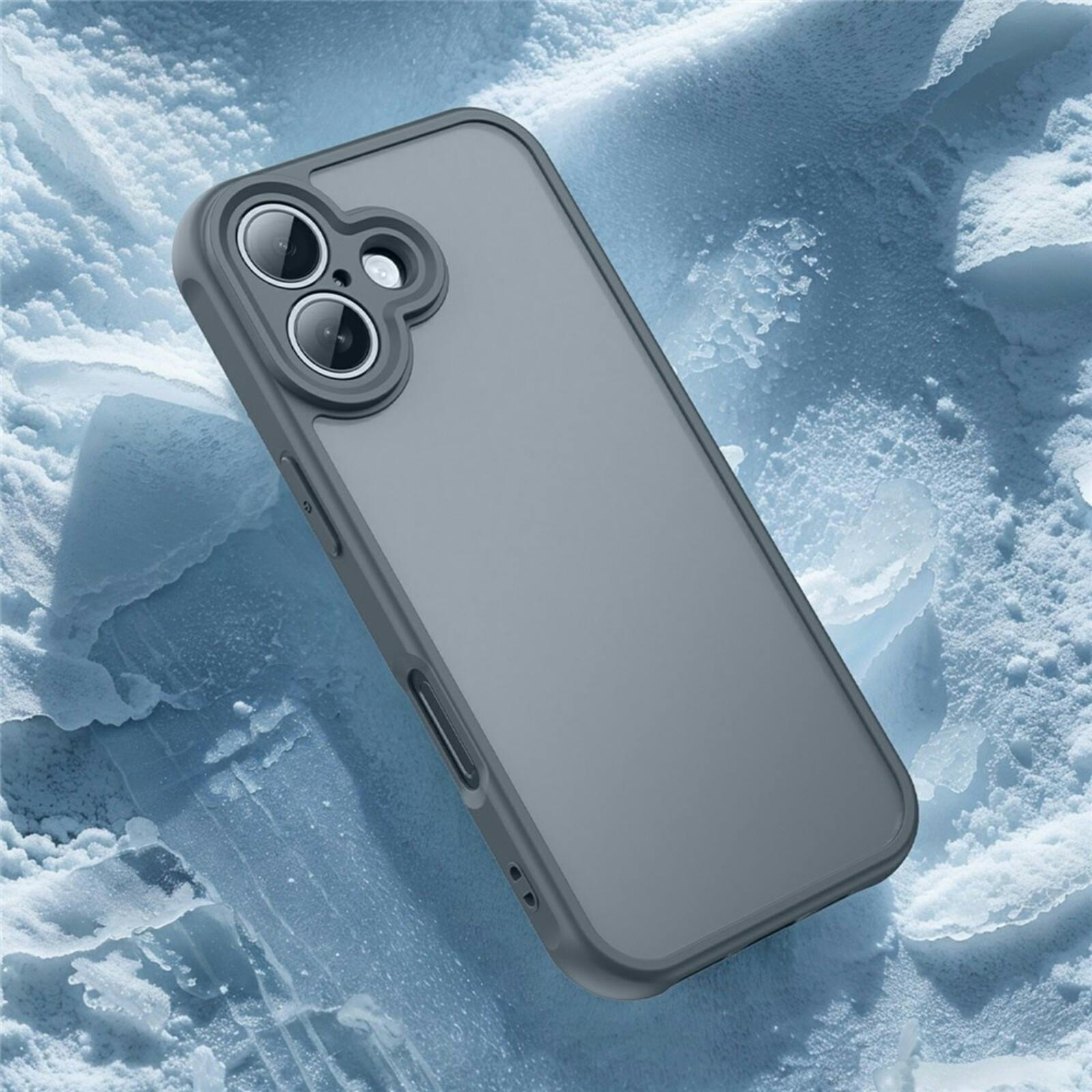 Mocaa Apple iPhone 17 Slim Anti-Shock Hoesje Blauw