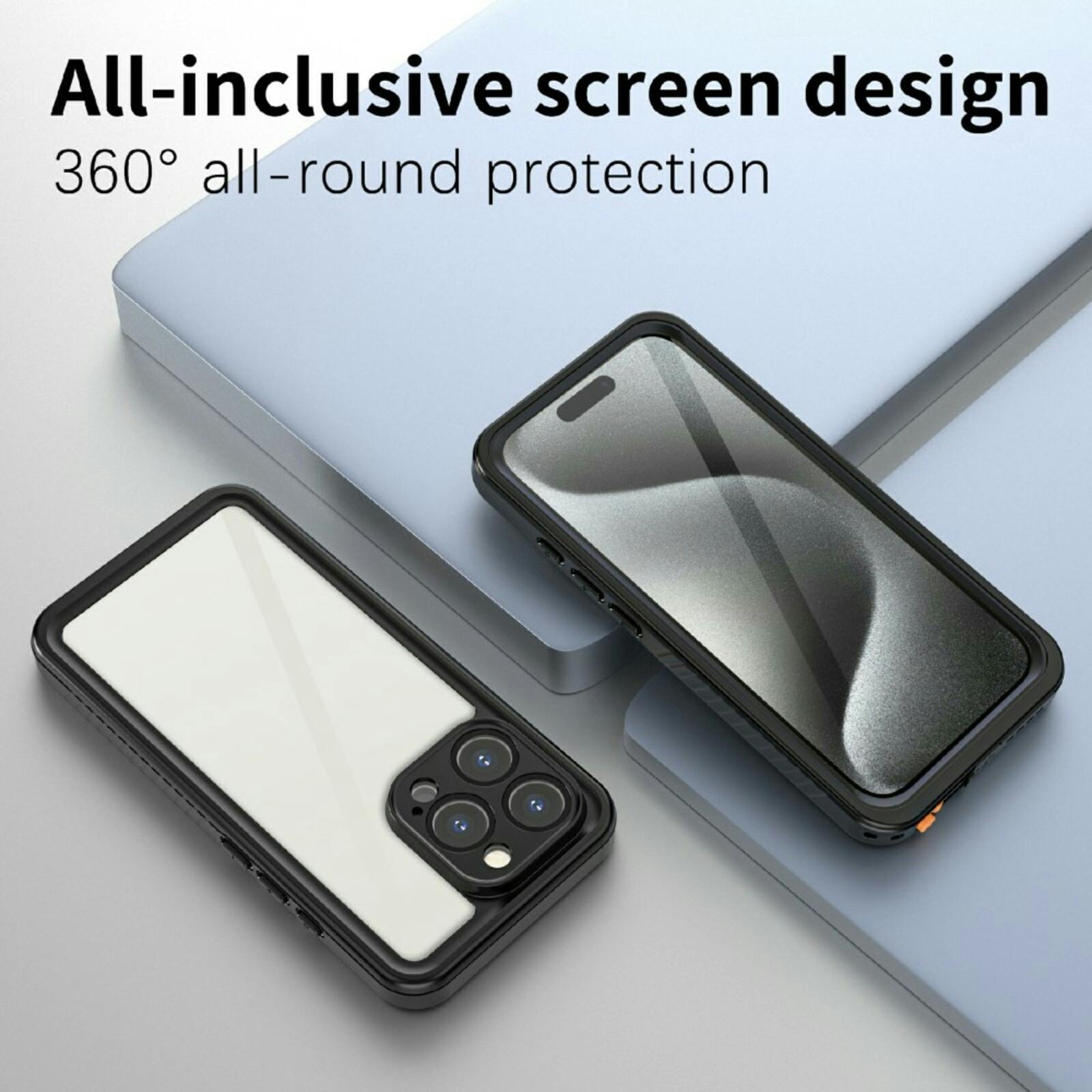 REDPEPPER iPhone 16 Pro FS Series Waterproof Hoesje Zwart