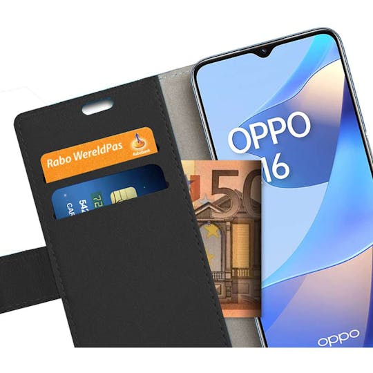 Just in Case Oppo A16s Wallet Case Black