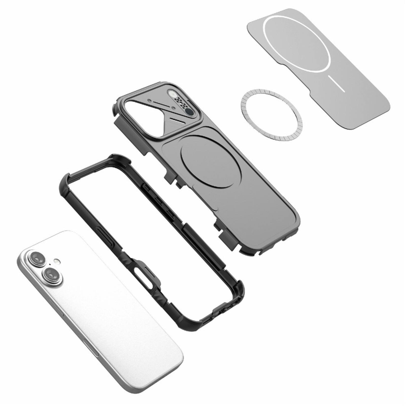 CaseBody Apple iPhone 16 Shockproof MagSafe Back Cover Paars
