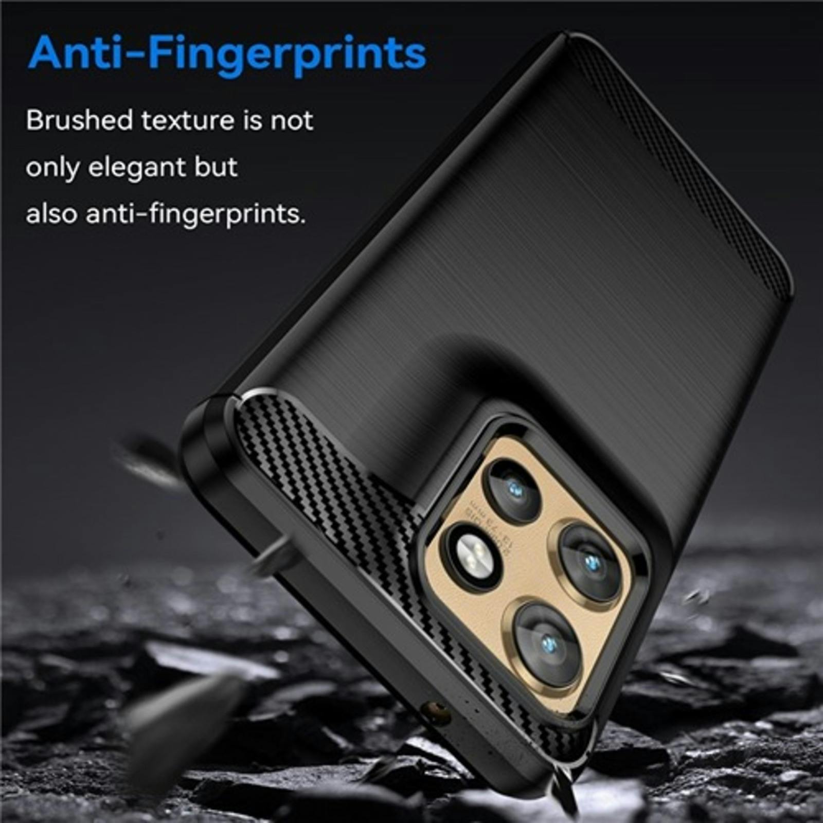 Mocaa Motorola Edge 50 Neo 5G Schokbestendig Hoesje Zwart