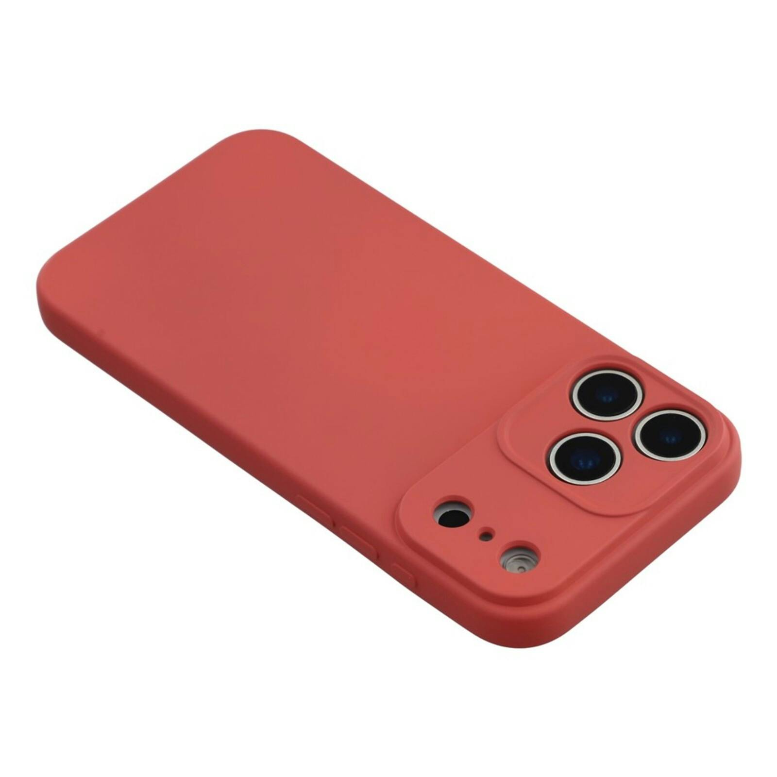 Mocaa Apple iPhone 17 Pro Lens Protection Hoesje Rood