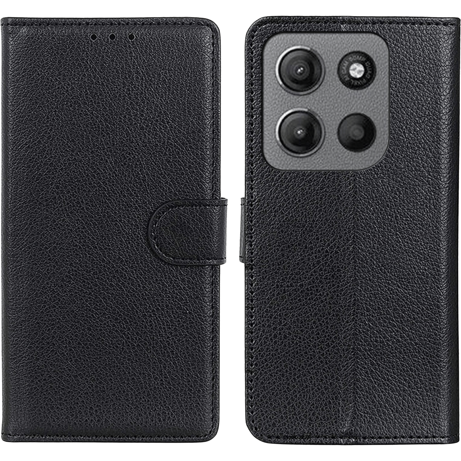 Comfycase Motorola Moto G17 Power Mandala Wallet Zwart