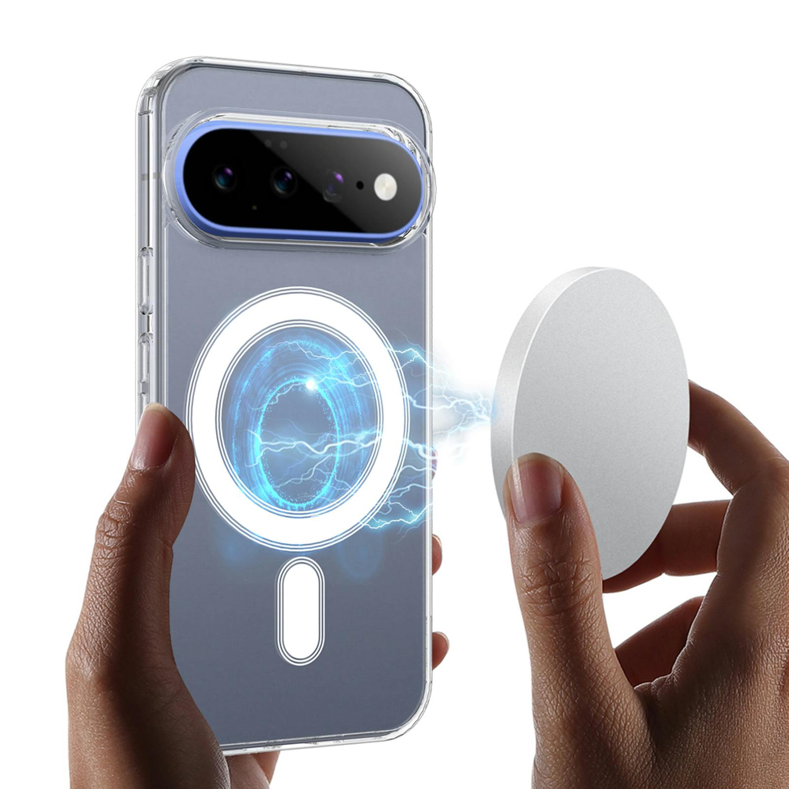 CaseBody Google Pixel 11 Pro XL Magnetische TPU Case Transparant