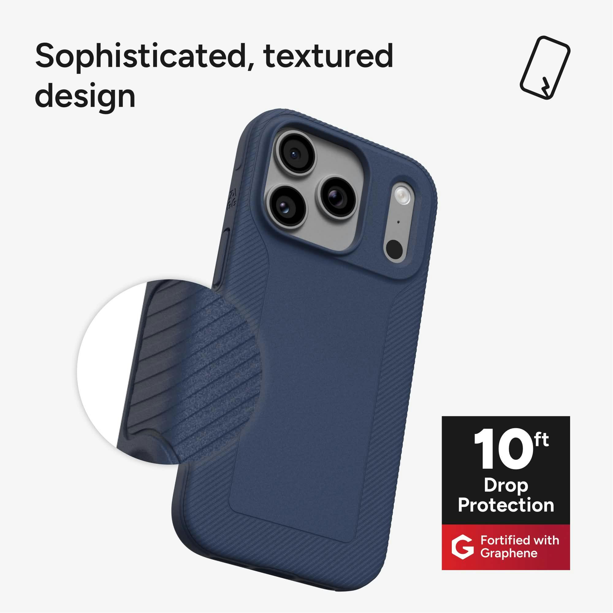 ZAGG iPhone 17 Pro Max / 18 Pro Max Luxe MagSafe Hoesje Marineblauw