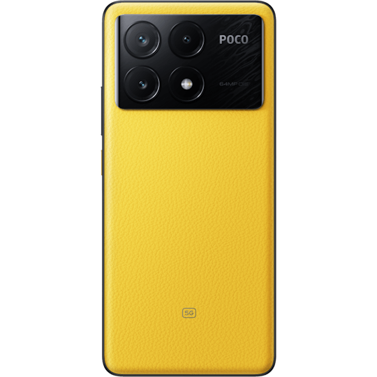 POCO X6 Pro Yellow - Achterkant