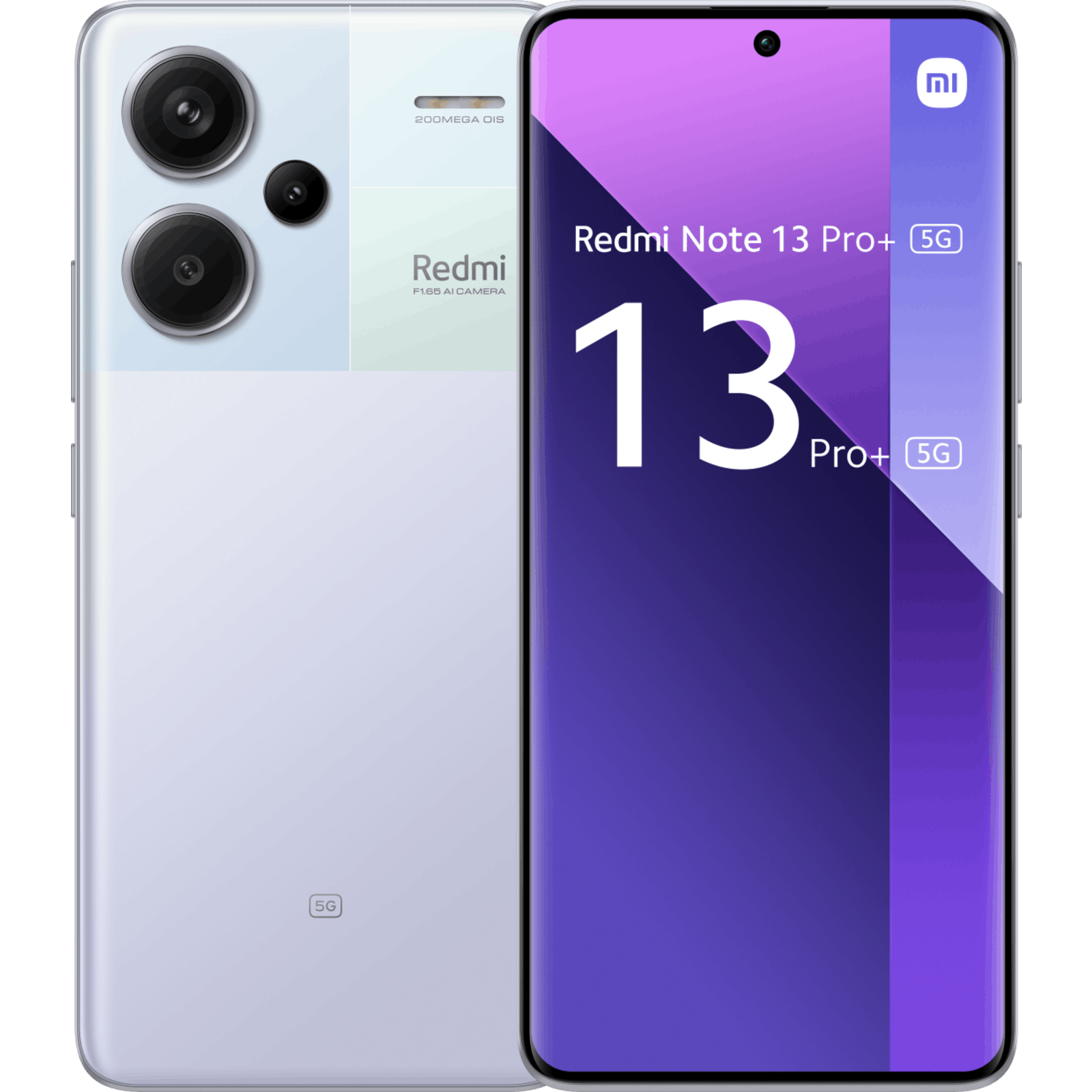 Xiaomi Redmi Note 13 Pro+ 5G Aurora Purple - Voorkant & achterkant