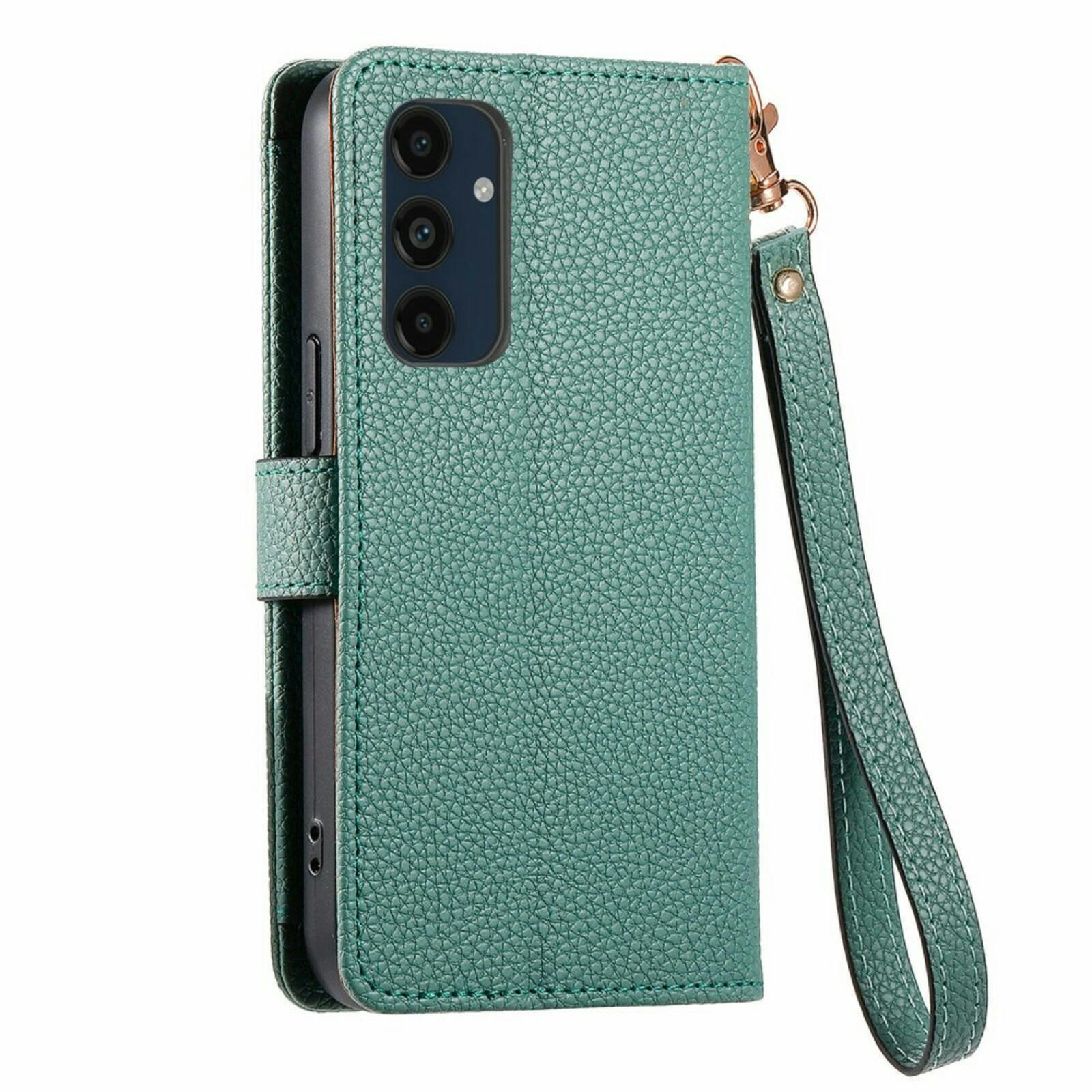 Mocaa Samsung Galaxy A16 Love Heart Wallet Hoesje Groen