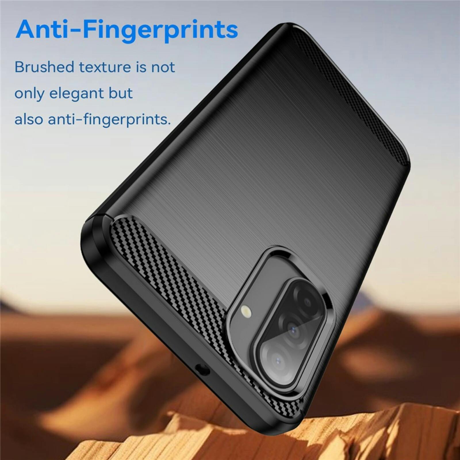 Mocaa Samsung A17 (5G) Schokbestendig Hoesje Zwart