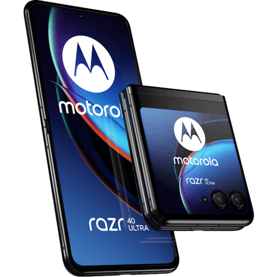 Motorola Razr 40 Ultra Infinite Black - Foto in studio