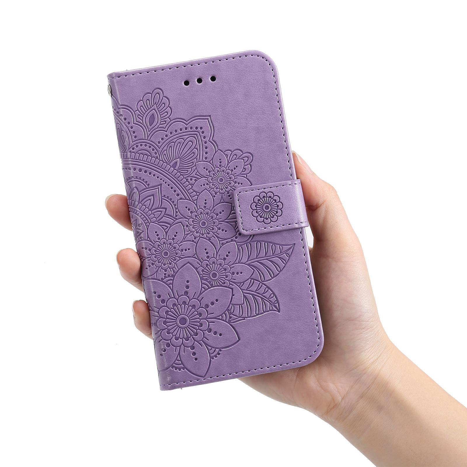 Mocaa Xiaomi Redmi A7 Pro Bookcase Hoesje Mandala Paars