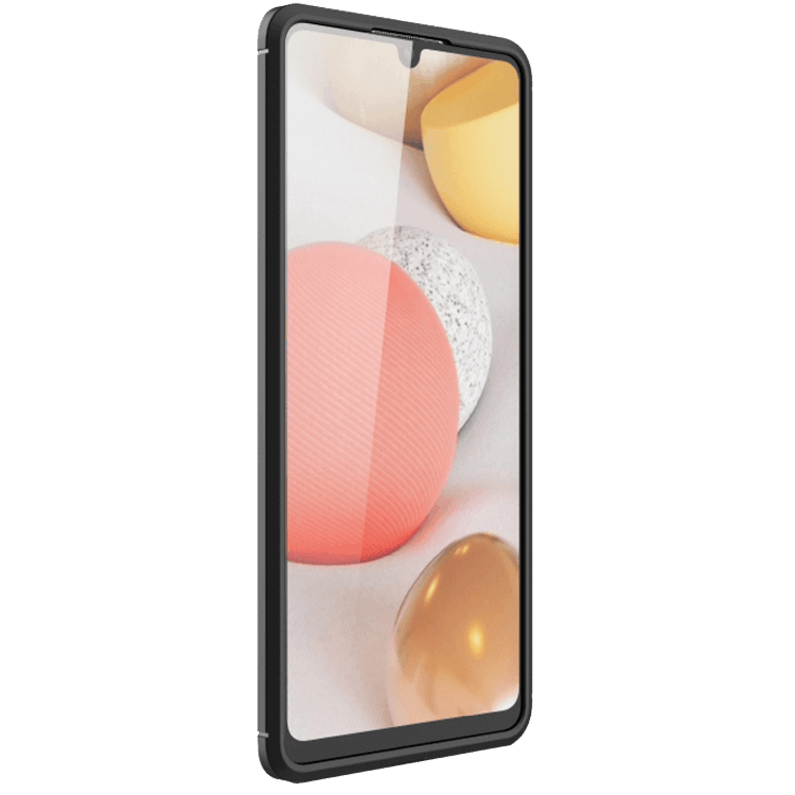 Mocaa Samsung Galaxy A42 Schokbestendig Slank Hoesje Zwart