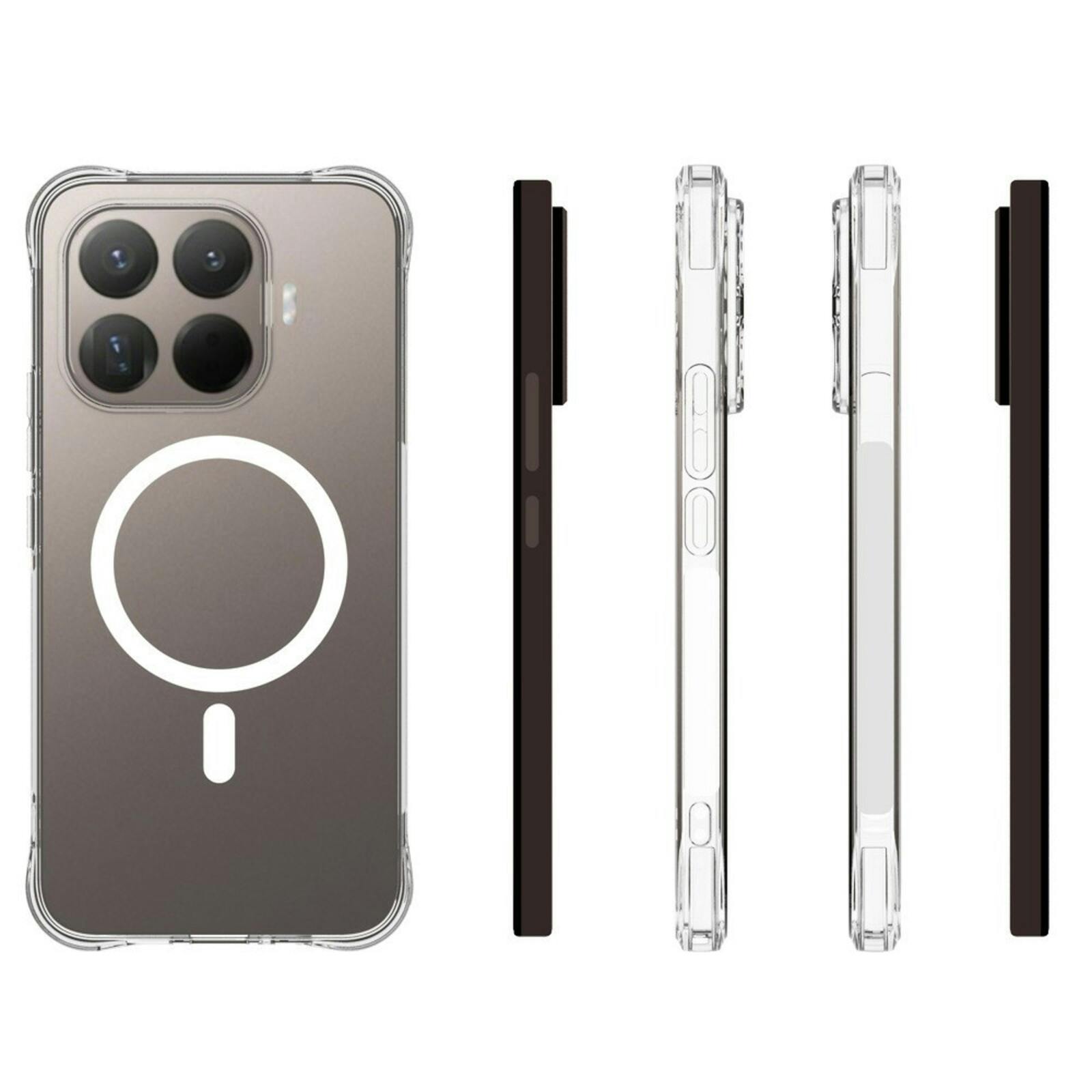 CaseBody Xiaomi 17T Pro Shockproof Magnetisch Hoesje Transparant