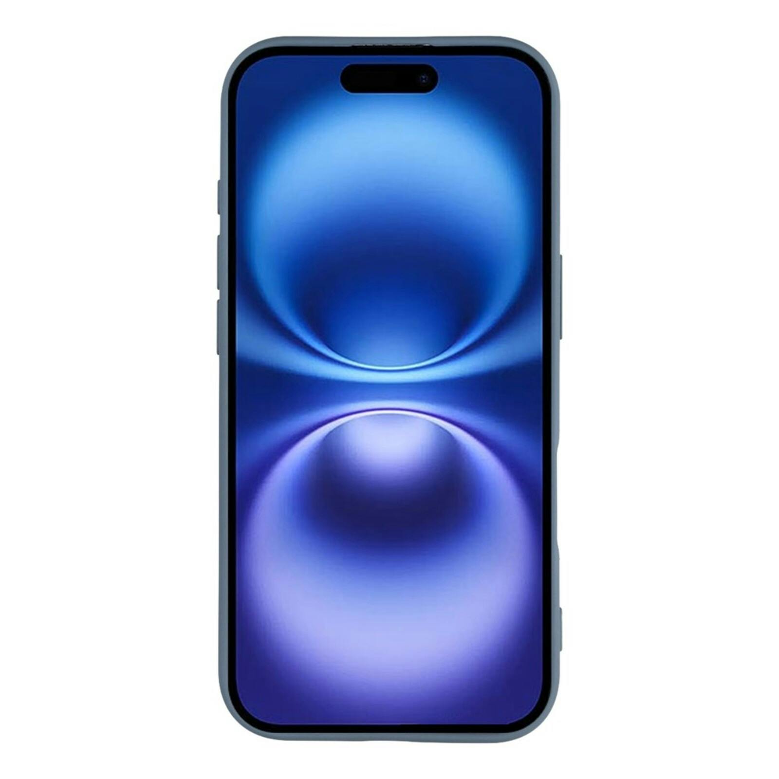 Mocaa Apple iPhone 17 Lens Protection Hoesje Blauwgrijs