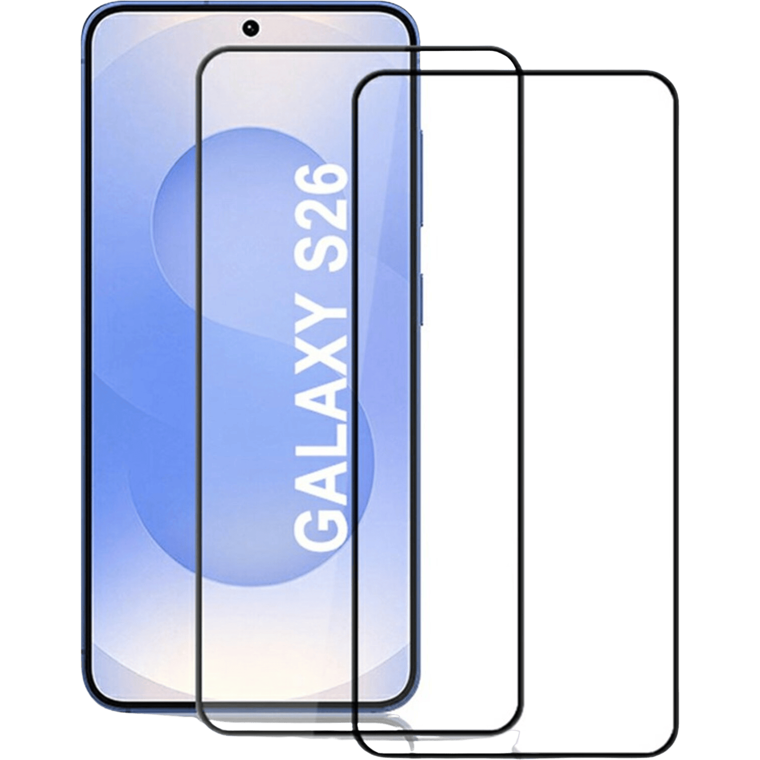 Amorus Samsung Galaxy S26 Screenprotector Gehard Glas 2 Pack