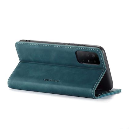 Caseme Galaxy S20 Ultra Retro Wallet Case Blue