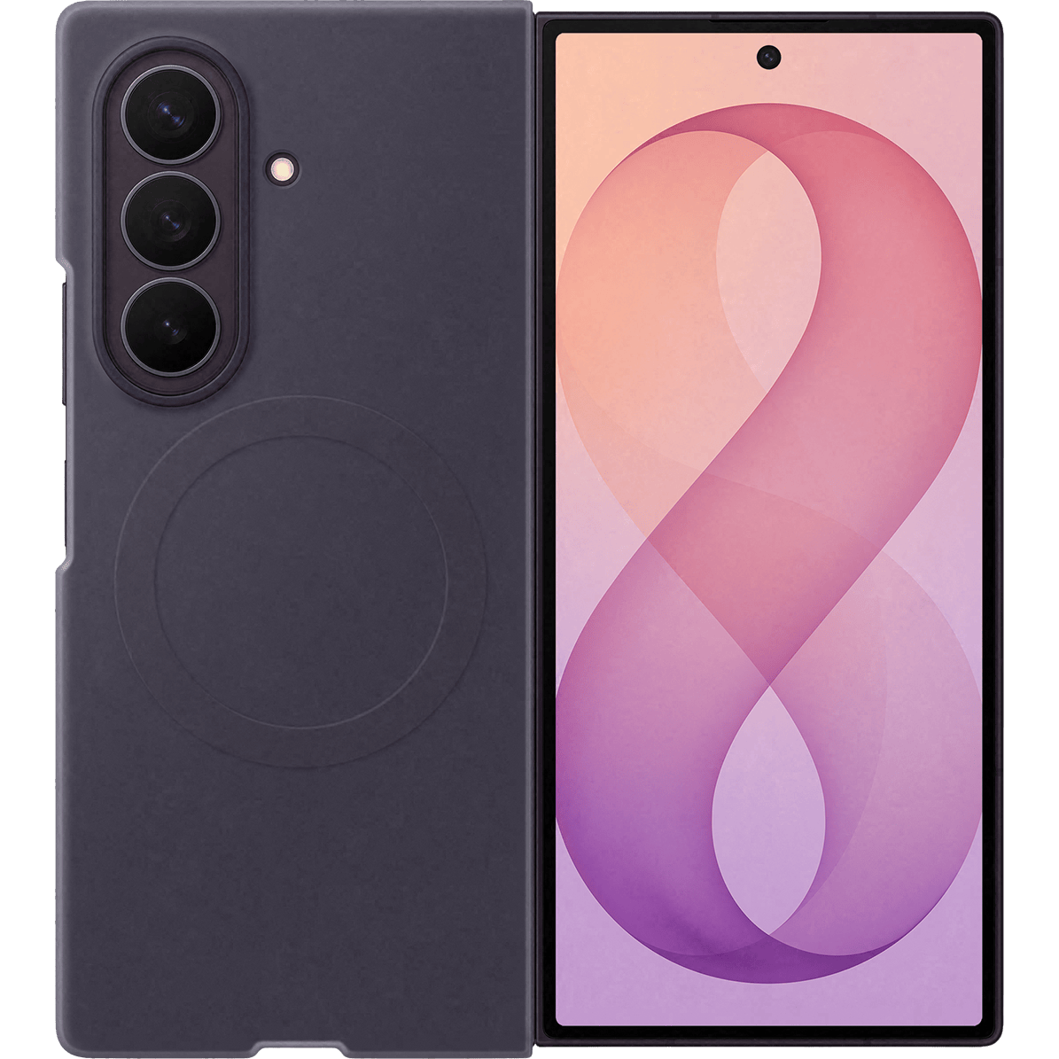 Samsung Galaxy Z Fold8 Silicone Magnet Case Violet