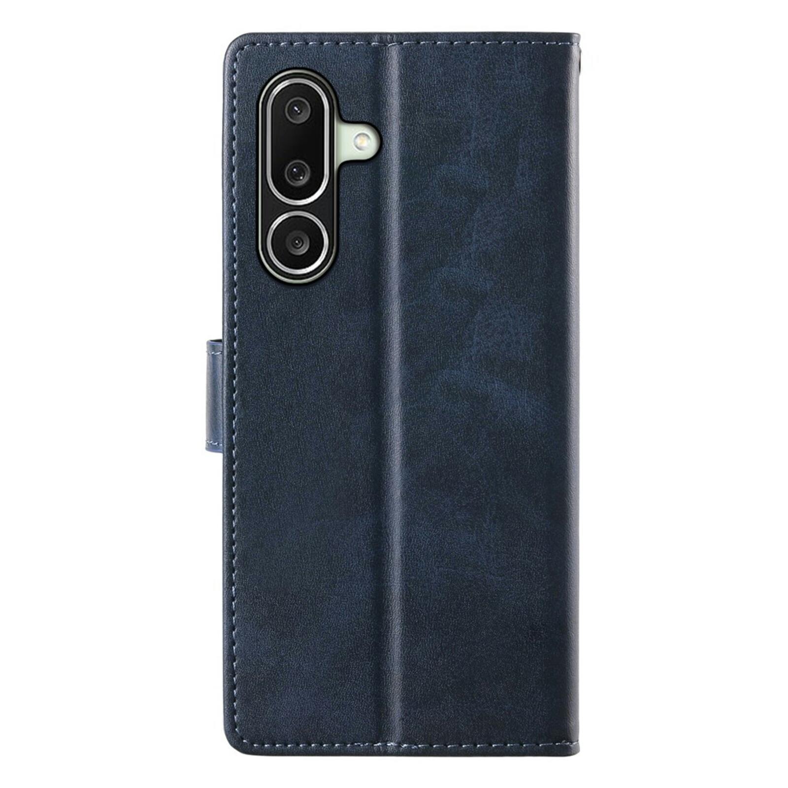Mocaa Samsung Galaxy A27 Slim-Fit Boek Hoesje Blauw