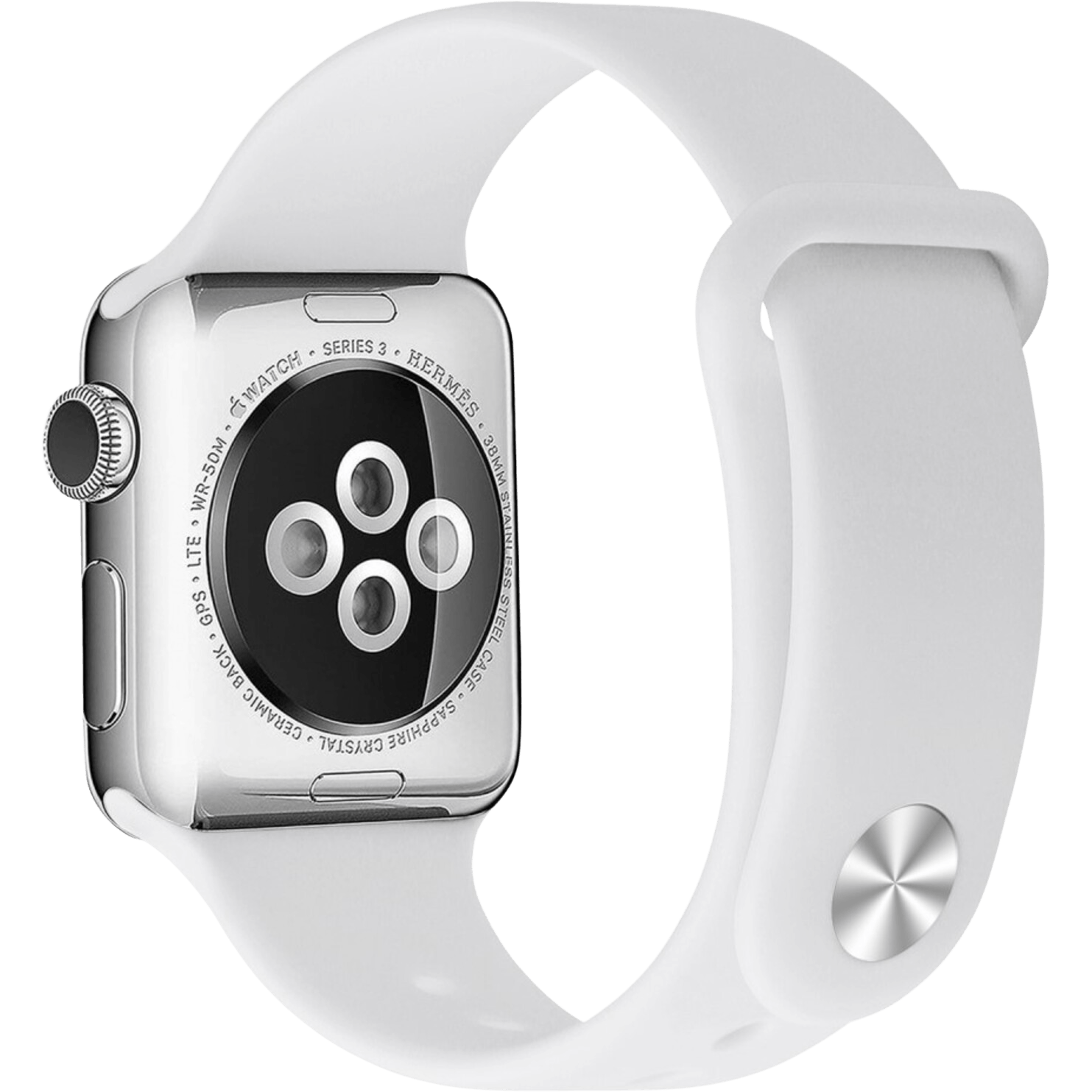 Mocaa Apple Watch Siliconen Horlogebandje 41-42mm Wit