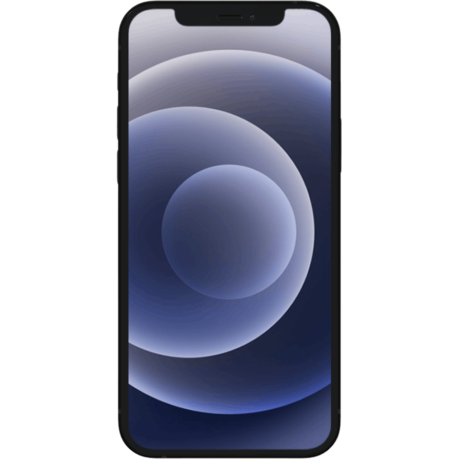 Apple iPhone 12 Mini (Refurbished) Black - Voorkant