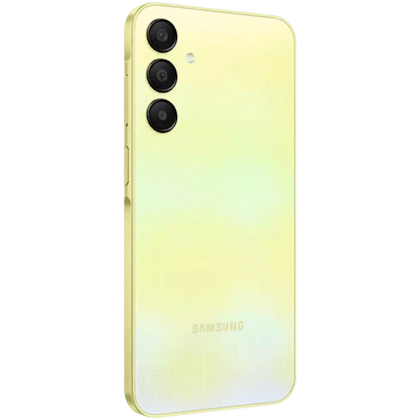 Samsung Galaxy A25 5G Yellow - Aanzicht vanaf links