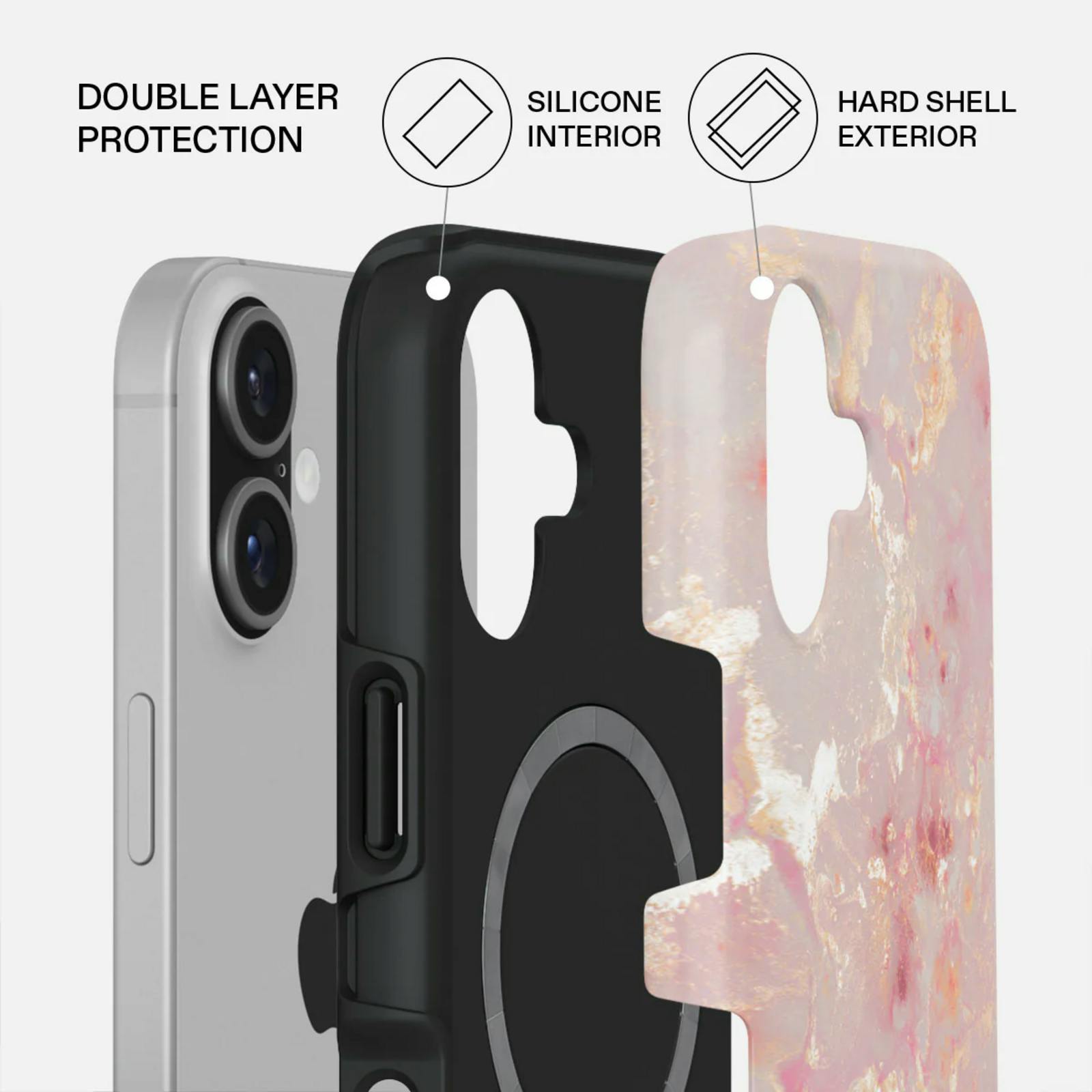 Burga iPhone 17 MagSafe Case Golden Coral