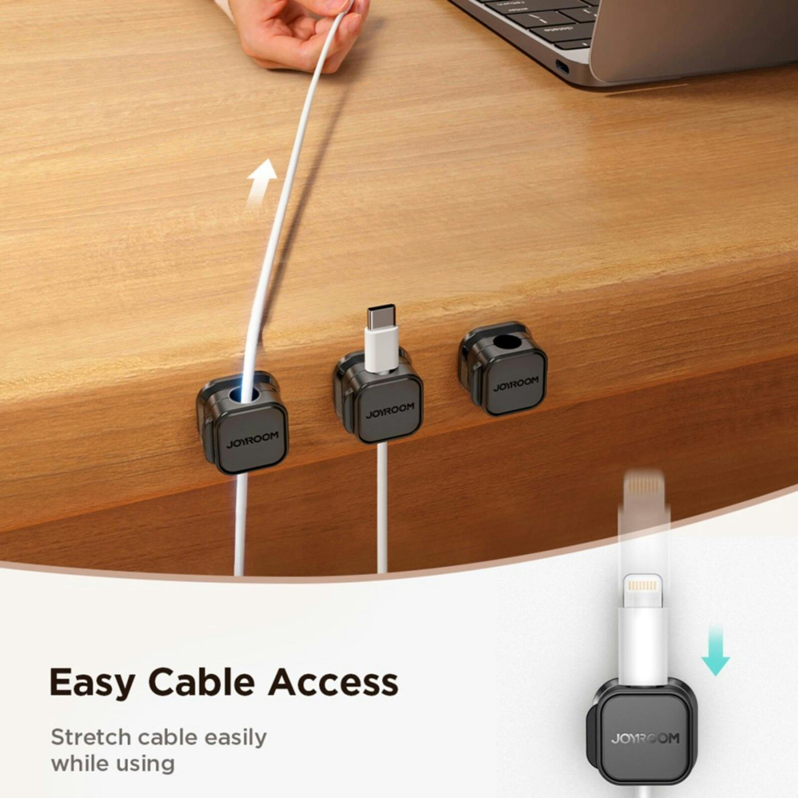 Joyroom Kabel Houder Zwart