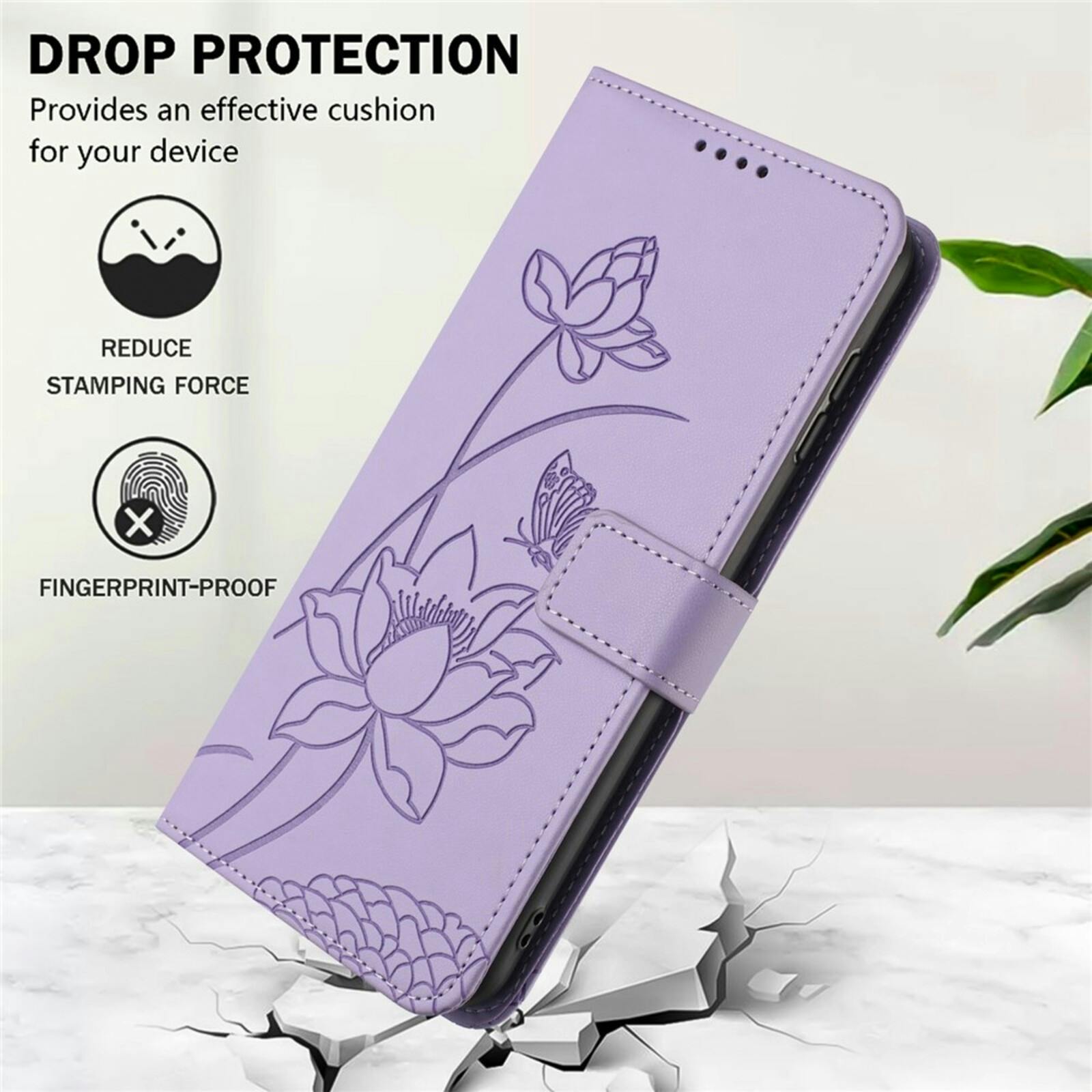 Comfycase Google Pixel 10a Lotus Bookcase Paars