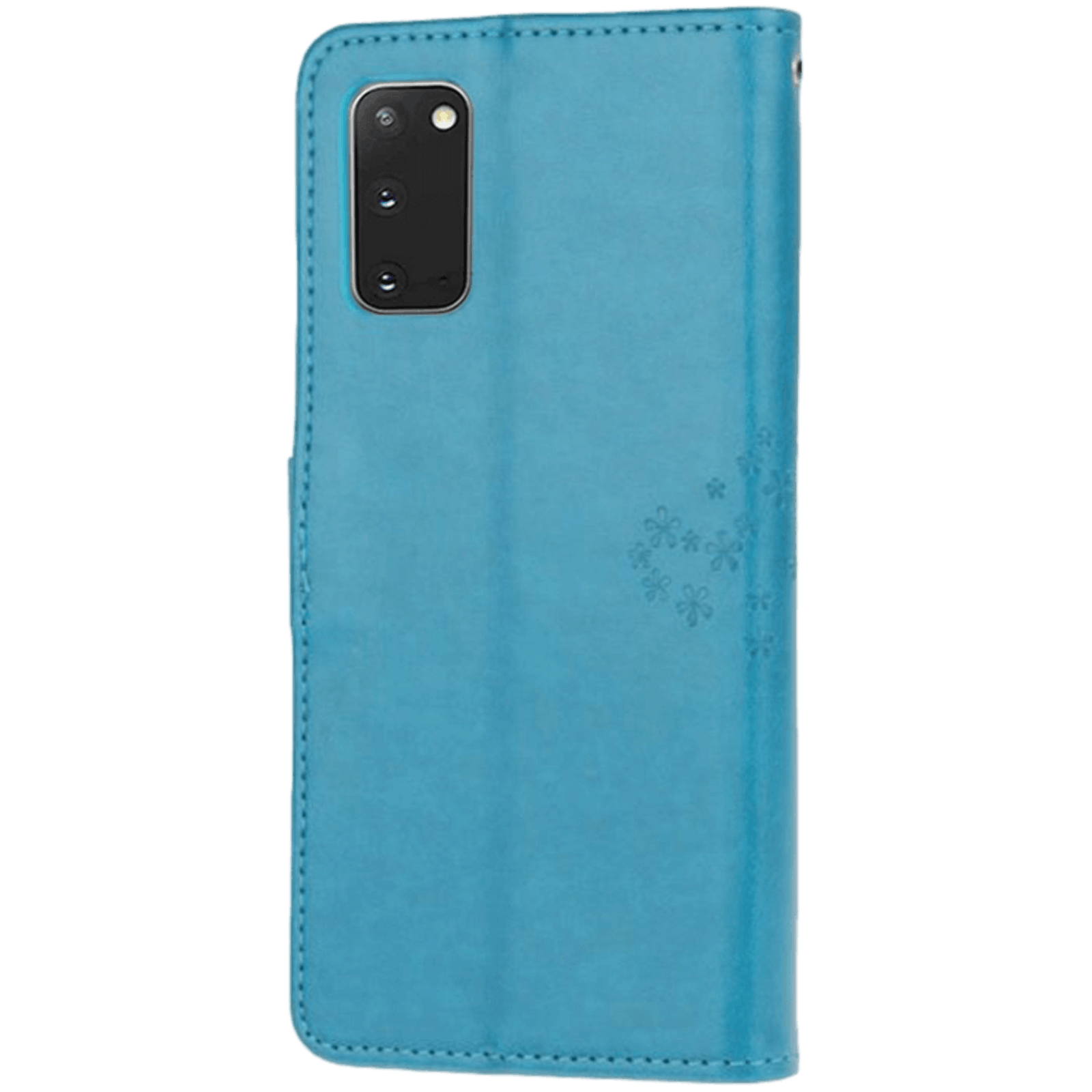Comfycase Samsung Galaxy S20 Bookcase Hoesje Uiltjes Blauw