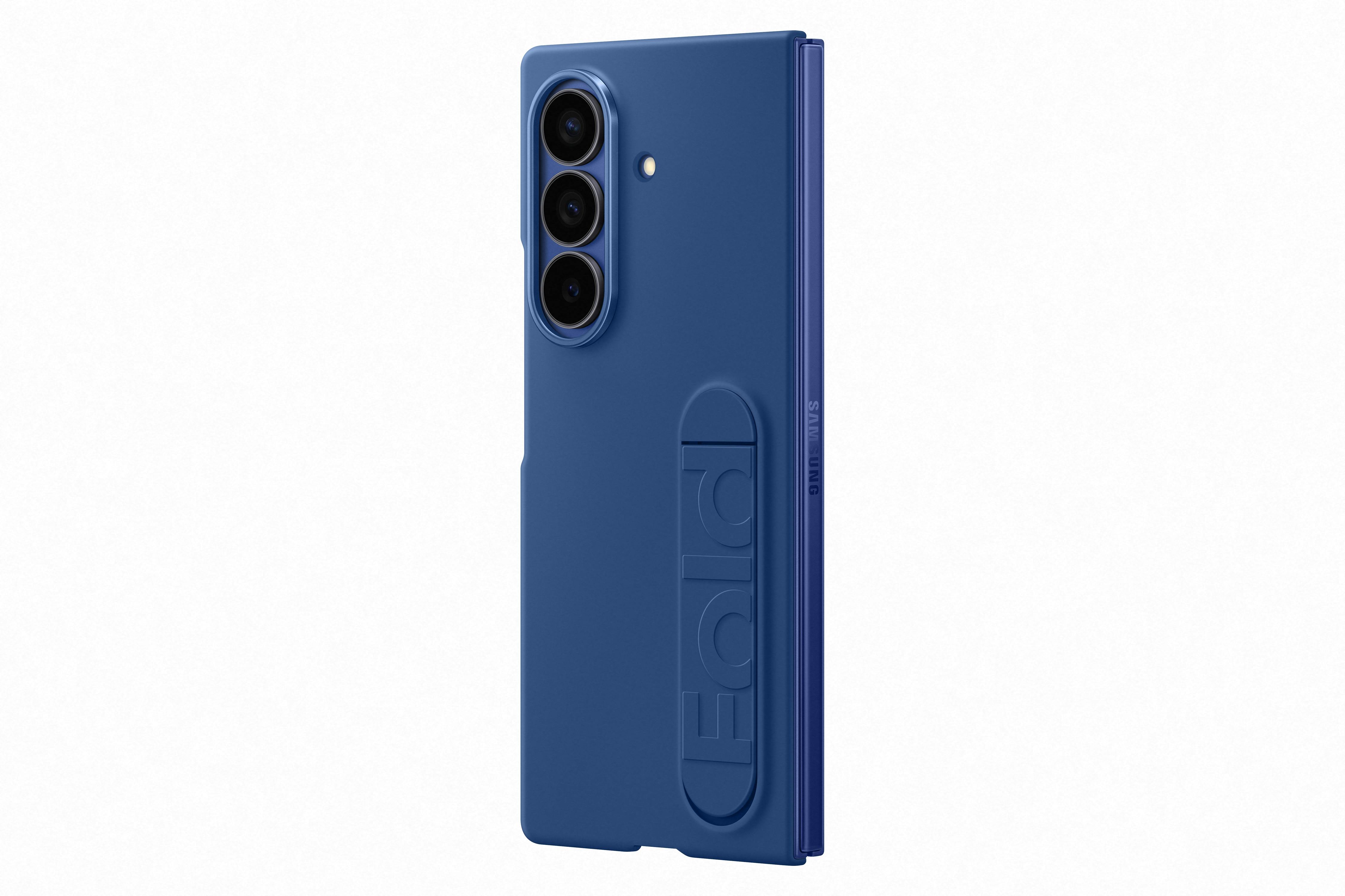 Samsung Galaxy Z Fold7 Siliconen Case Blauw