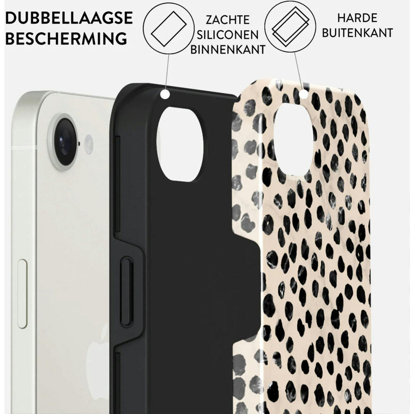 Burga iPhone 16e Hoesje Almond Latte